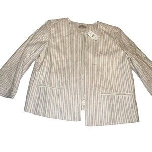 Pink and Gray Loft Blazer Size M